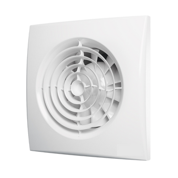 Baderumsventilator med timer og fugtstyring Ø125
